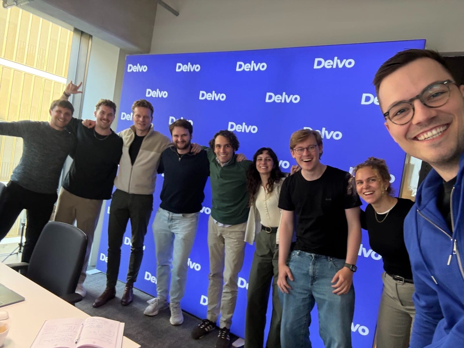 The Delvo team at the office in Berlin